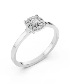 Solitaire Eternity Ring (Round), 0.15 ct — 101-10017/1(3.4)
