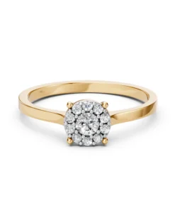 Solitaire Eternity Ring (Round), 0.15 ct — 101-10017/1(3.4) - Image 6