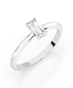 Solitaire Ring (Baguette), 0.3 ct — 101-10190(0.30)BAQ