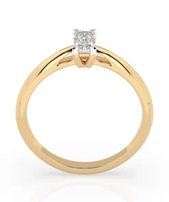 Solitaire Ring (Baguette), 0.3 ct — 101-10190(0.30)BAQ - Image 5