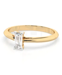 Solitaire Ring (Baguette), 0.3 ct — 101-10190(0.30)BAQ - Image 6