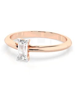 Solitaire Ring (Baguette), 0.3 ct — 101-10190(0.30)BAQ - Image 9
