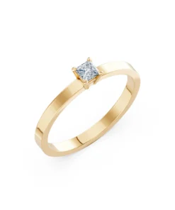 Solitaire Ring, 0.17 ct — 101-10113(3.0)PR - Image 4