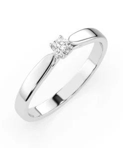 Solitaire Ring (Round), 0.08 ct — 101-10046(2.7)