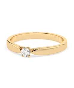 Solitaire Ring (Round), 0.08 ct — 101-10046(2.7) - Image 6