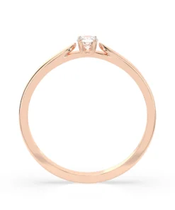 Solitaire Ring (Round), 0.08 ct — 101-10046(2.7) - Image 8