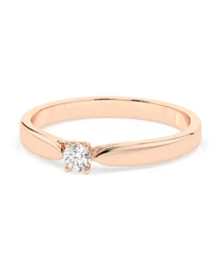 Solitaire Ring (Round), 0.08 ct — 101-10046(2.7) - Image 9