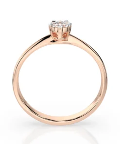 Illusion Ring (Round), 0.03 ct — 101-10015/1(2.0) - Image 8