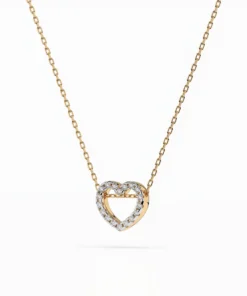 Minimalism Necklace (Round), 0.09 ct — 104-10051 - Image 5