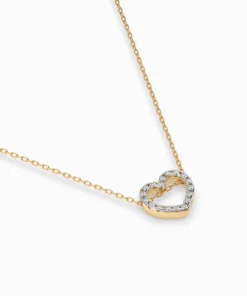Minimalism Necklace (Round), 0.09 ct — 104-10051 - Image 6