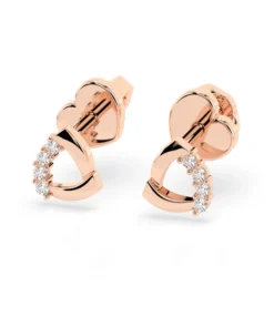 Minimalism Earring (Round), 0.05 ct — 102-10061 - Image 9