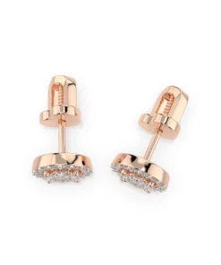 Illusion Earring (Round), 0.12 ct — 102-10018(2.5) - Image 8