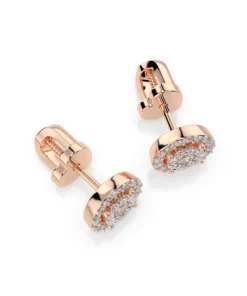 Illusion Earring (Round), 0.12 ct — 102-10018(2.5) - Image 9
