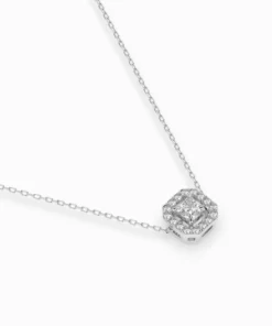 Solitaire Eternity Necklace (Princess), 0.17 ct — 104-10045(3.0)PR - Image 3