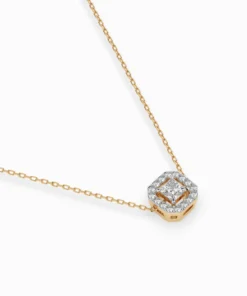 Solitaire Eternity Necklace (Princess), 0.17 ct — 104-10045(3.0)PR - Image 6