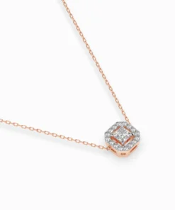Solitaire Eternity Necklace (Princess), 0.17 ct — 104-10045(3.0)PR - Image 9