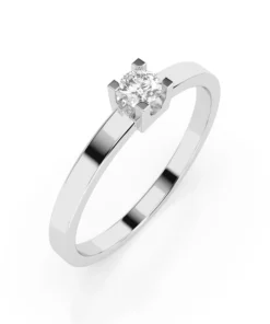 Solitaire Ring (Round), 0.1 ct — 101-10036(3.0)