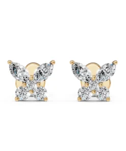 Illusion Earring (Marquise), 0.4 ct — 102-10192 - Image 4