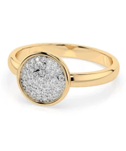 Illusion Ring (Round), 0.23 ct — 101-10068 - Image 6
