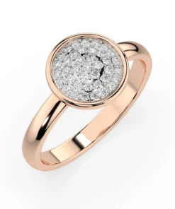Illusion Ring (Round), 0.23 ct — 101-10068 - Image 7
