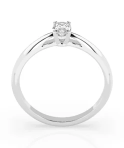Alternative view of Solitaire Ring (Oval), 0.3 ct — 101-10190(0.30)OV