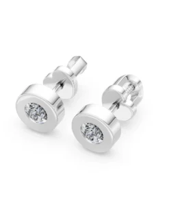 Solitaire Butterfly Earring, 0.4 ct — 102-10050(3.7) - Image 3