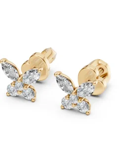 Illusion Earring (Marquise), 0.4 ct — 102-10192 - Image 6