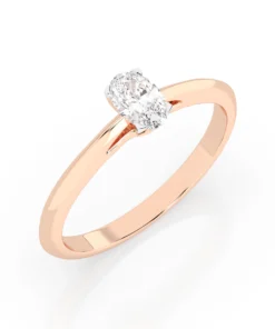 Solitaire Ring (Oval), 0.3 ct — 101-10190(0.30)OV - Image 7