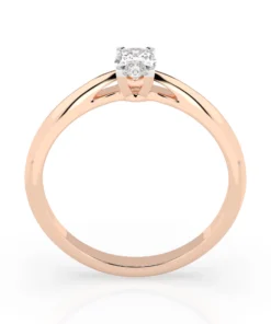 Solitaire Ring (Oval), 0.3 ct — 101-10190(0.30)OV - Image 8