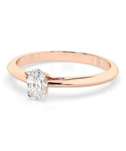 Solitaire Ring (Oval), 0.3 ct — 101-10190(0.30)OV - Image 9