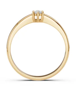 Solitaire Ring (Round), 0.1 ct — 101-10151(3.0) - Image 5