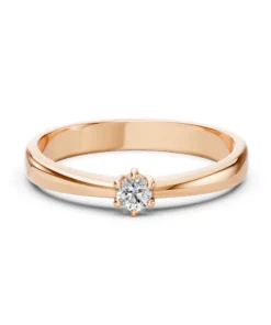 Solitaire Ring (Round), 0.1 ct — 101-10151(3.0) - Image 9