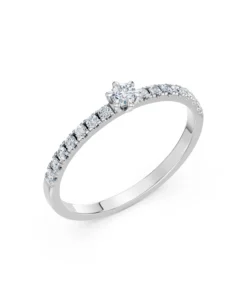 Solitaire Eternity Ring, 0.09 ct — 101-10126/3(2.8)