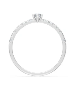Alternative view of Solitaire Eternity Ring, 0.09 ct — 101-10126/3(2.8)