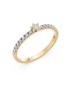 Solitaire Eternity Ring, 0.09 ct — 101-10126/3(2.8) - Image 4
