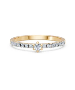 Solitaire Eternity Ring, 0.09 ct — 101-10126/3(2.8) - Image 6