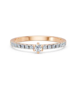 Solitaire Eternity Ring, 0.09 ct — 101-10126/3(2.8) - Image 9