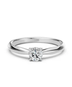 Solitaire Ring (Round), 0.5 ct — 101-10021(5.1) - Image 3