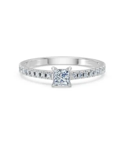Solitaire Eternity Ring, 0.3 ct — 101-10191(0.30)PR - Image 3