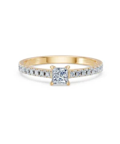 Solitaire Eternity Ring, 0.3 ct — 101-10191(0.30)PR - Image 6