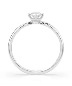 Alternative view of Solitaire Ring (Round), 0.25 ct — 101-10041(4.0)