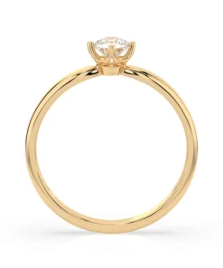 Solitaire Ring (Round), 0.25 ct — 101-10041(4.0) - Image 5