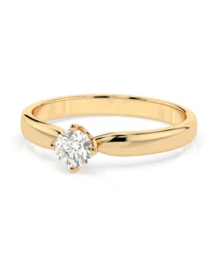 Solitaire Ring (Round), 0.25 ct — 101-10041(4.0) - Image 6