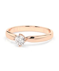 Solitaire Ring (Round), 0.25 ct — 101-10041(4.0) - Image 9
