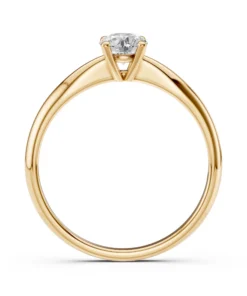 Solitaire Ring (Round), 0.5 ct — 101-10021(5.1) - Image 5