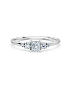 Solitaire Eternity Ring, 0.3 ct — 101-10143(0.30)PR - Image 3