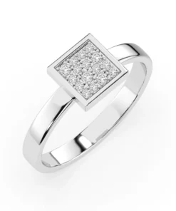 Illusion Ring (Round), 0.07 ct — 101-10059
