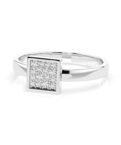 Illusion Ring (Round), 0.07 ct — 101-10059 - Image 3