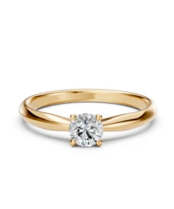 Solitaire Ring (Round), 0.5 ct — 101-10021(5.1) - Image 6