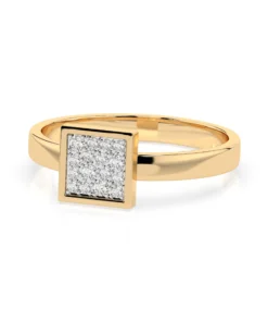 Illusion Ring (Round), 0.07 ct — 101-10059 - Image 6